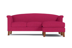 Albright Reversible Chaise Sofa :: Leg Finish: Pecan