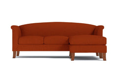 Albright Reversible Chaise Sofa :: Leg Finish: Pecan
