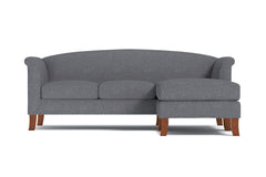 Albright Reversible Chaise Sofa :: Leg Finish: Pecan