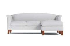 Albright Reversible Chaise Sofa :: Leg Finish: Pecan