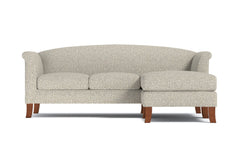 Albright Reversible Chaise Sofa :: Leg Finish: Pecan