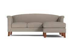 Albright Reversible Chaise Sofa :: Leg Finish: Pecan
