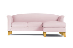 Albright Reversible Chaise Sofa :: Leg Finish: Natural