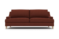 Soto Apartment Size Sofa :: Leg Finish: Weathered Oak