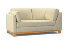 Avalon Left Arm Corner Apt Size Sofa :: Leg Finish: Natural / Configuration: LAF - Chaise on the Left