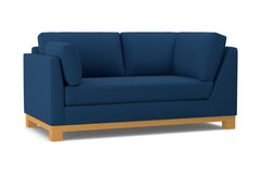Avalon Left Arm Corner Apt Size Sofa :: Leg Finish: Natural / Configuration: LAF - Chaise on the Left