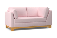 Avalon Left Arm Corner Apt Size Sofa :: Leg Finish: Natural / Configuration: LAF - Chaise on the Left