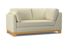 Avalon Left Arm Corner Apt Size Sofa :: Leg Finish: Natural / Configuration: LAF - Chaise on the Left