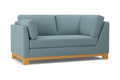 Avalon Left Arm Corner Apt Size Sofa :: Leg Finish: Natural / Configuration: LAF - Chaise on the Left