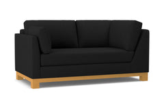Avalon Left Arm Corner Apt Size Sofa :: Leg Finish: Natural / Configuration: LAF - Chaise on the Left