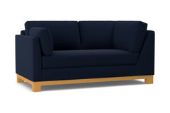 Avalon Left Arm Corner Apt Size Sofa :: Leg Finish: Natural / Configuration: LAF - Chaise on the Left