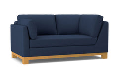 Avalon Left Arm Corner Apt Size Sofa :: Leg Finish: Natural / Configuration: LAF - Chaise on the Left