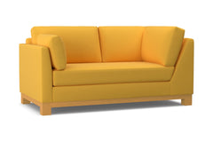 Avalon Left Arm Corner Apt Size Sofa :: Leg Finish: Natural / Configuration: LAF - Chaise on the Left