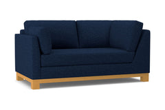 Avalon Left Arm Corner Apt Size Sofa :: Leg Finish: Natural / Configuration: LAF - Chaise on the Left