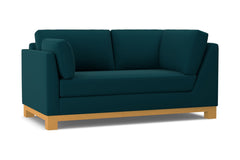 Avalon Left Arm Corner Apt Size Sofa :: Leg Finish: Natural / Configuration: LAF - Chaise on the Left