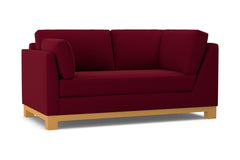 Avalon Left Arm Corner Apt Size Sofa :: Leg Finish: Natural / Configuration: LAF - Chaise on the Left