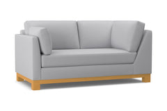 Avalon Left Arm Corner Apt Size Sofa :: Leg Finish: Natural / Configuration: LAF - Chaise on the Left