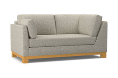 Avalon Left Arm Corner Apt Size Sofa :: Leg Finish: Natural / Configuration: LAF - Chaise on the Left