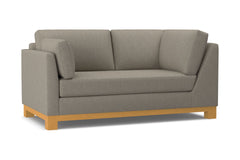 Avalon Left Arm Corner Apt Size Sofa :: Leg Finish: Natural / Configuration: LAF - Chaise on the Left