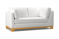 Avalon Left Arm Corner Apt Size Sofa :: Leg Finish: Natural / Configuration: LAF - Chaise on the Left