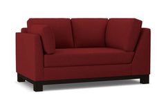 Avalon Left Arm Corner Loveseat :: Leg Finish: Espresso / Configuration: LAF - Chaise on the Left