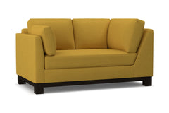 Avalon Left Arm Corner Loveseat :: Leg Finish: Espresso / Configuration: LAF - Chaise on the Left