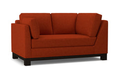 Avalon Left Arm Corner Loveseat :: Leg Finish: Espresso / Configuration: LAF - Chaise on the Left