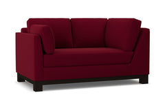 Avalon Left Arm Corner Loveseat :: Leg Finish: Espresso / Configuration: LAF - Chaise on the Left