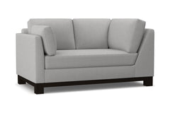 Avalon Left Arm Corner Loveseat :: Leg Finish: Espresso / Configuration: LAF - Chaise on the Left