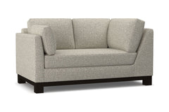 Avalon Left Arm Corner Loveseat :: Leg Finish: Espresso / Configuration: LAF - Chaise on the Left