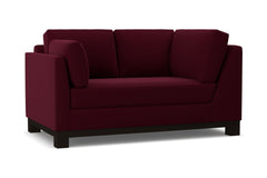 Avalon Left Arm Corner Loveseat :: Leg Finish: Espresso / Configuration: LAF - Chaise on the Left