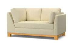 Avalon Right Arm Corner Loveseat :: Leg Finish: Natural / Configuration: RAF - Chaise on the Right