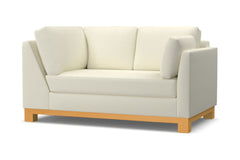 Avalon Right Arm Corner Loveseat :: Leg Finish: Natural / Configuration: RAF - Chaise on the Right