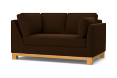 Avalon Right Arm Corner Loveseat :: Leg Finish: Natural / Configuration: RAF - Chaise on the Right