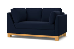 Avalon Right Arm Corner Loveseat :: Leg Finish: Natural / Configuration: RAF - Chaise on the Right