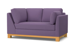 Avalon Right Arm Corner Loveseat :: Leg Finish: Natural / Configuration: RAF - Chaise on the Right