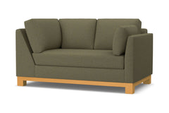 Avalon Right Arm Corner Loveseat :: Leg Finish: Natural / Configuration: RAF - Chaise on the Right
