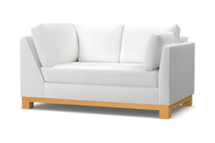 Avalon Right Arm Corner Loveseat :: Leg Finish: Natural / Configuration: RAF - Chaise on the Right