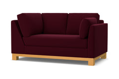 Avalon Right Arm Corner Loveseat :: Leg Finish: Natural / Configuration: RAF - Chaise on the Right