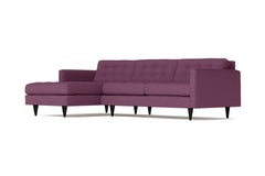 Beverly 2pc Sectional Sofa :: Leg Finish: Espresso / Configuration: LAF - Chaise on the Left