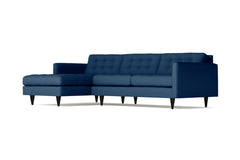 Beverly 2pc Sectional Sofa :: Leg Finish: Espresso / Configuration: LAF - Chaise on the Left
