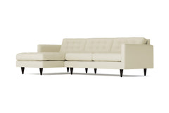 Beverly 2pc Sectional Sofa :: Leg Finish: Espresso / Configuration: LAF - Chaise on the Left