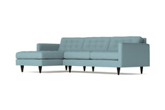 Beverly 2pc Sectional Sofa :: Leg Finish: Espresso / Configuration: LAF - Chaise on the Left