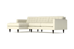 Beverly 2pc Sectional Sofa :: Leg Finish: Espresso / Configuration: LAF - Chaise on the Left