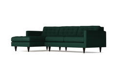 Beverly 2pc Sectional Sofa :: Leg Finish: Espresso / Configuration: LAF - Chaise on the Left