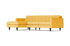 Beverly 2pc Sectional Sofa :: Leg Finish: Espresso / Configuration: LAF - Chaise on the Left