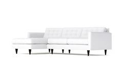 Beverly 2pc Sectional Sofa :: Leg Finish: Espresso / Configuration: LAF - Chaise on the Left