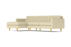 Beverly 2pc Sectional Sofa :: Leg Finish: Natural / Configuration: LAF - Chaise on the Left
