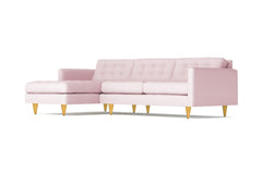 Beverly 2pc Sectional Sofa :: Leg Finish: Natural / Configuration: LAF - Chaise on the Left