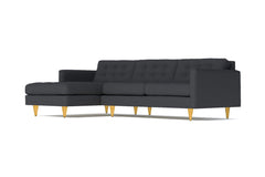 Beverly 2pc Sectional Sofa :: Leg Finish: Natural / Configuration: LAF - Chaise on the Left